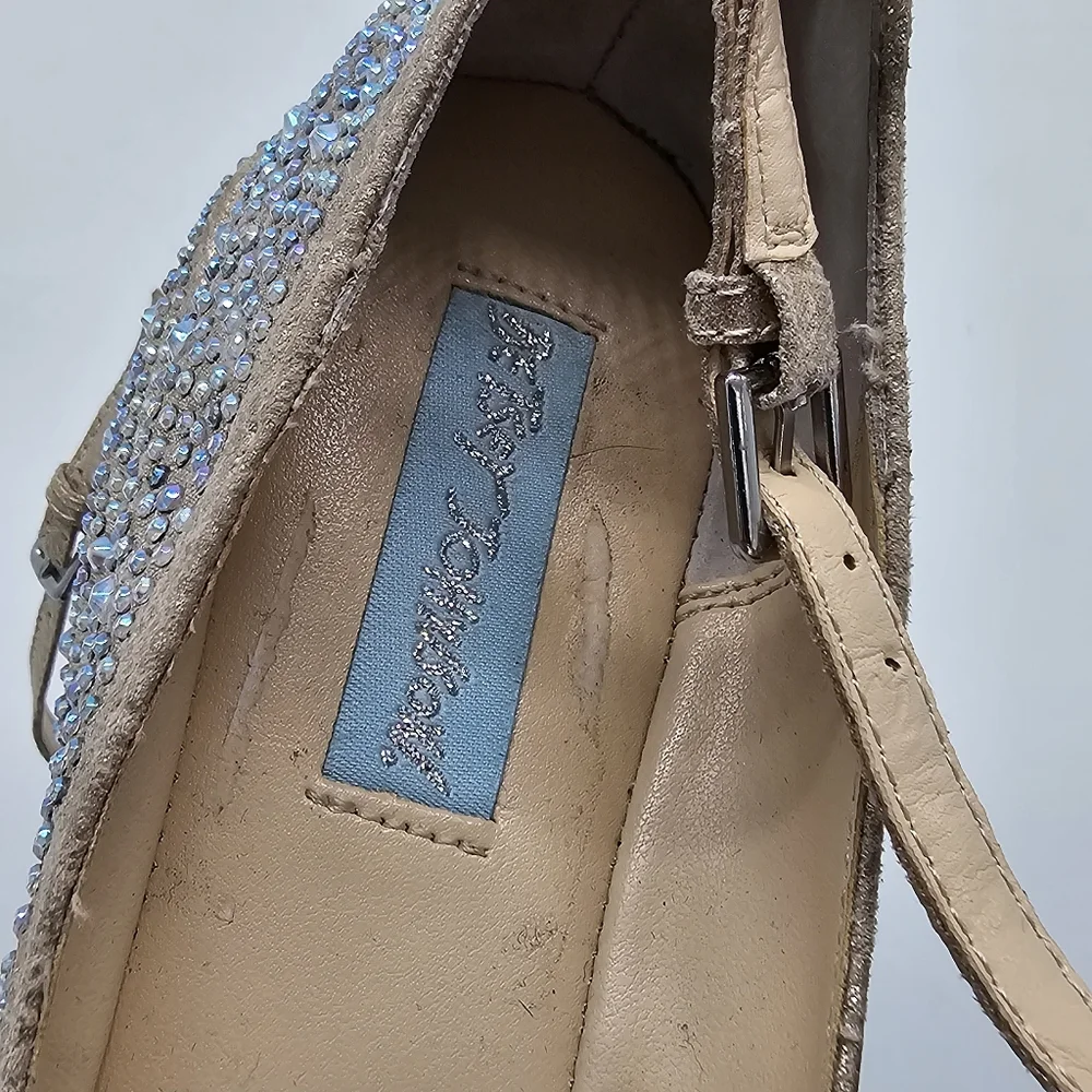 Betsey Johnso SB Joy Bling Weddin Prom Ballet Flats 6.5 - Picture 12 of 14